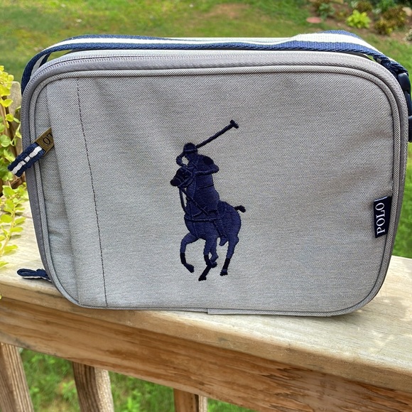EUC- Ralph Lauren  Kids Big Pony Molded Lunch Bag - Picture 1 of 12